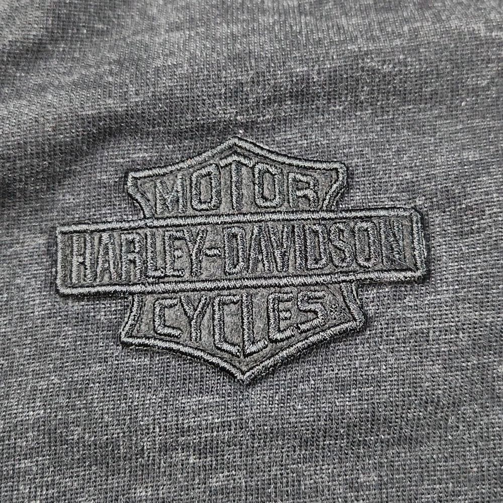 Harley-Davidson Women's Vintage Zip-Front Cardigan Sweater Black 99062-20VW 2XL - Picture 7 of 12